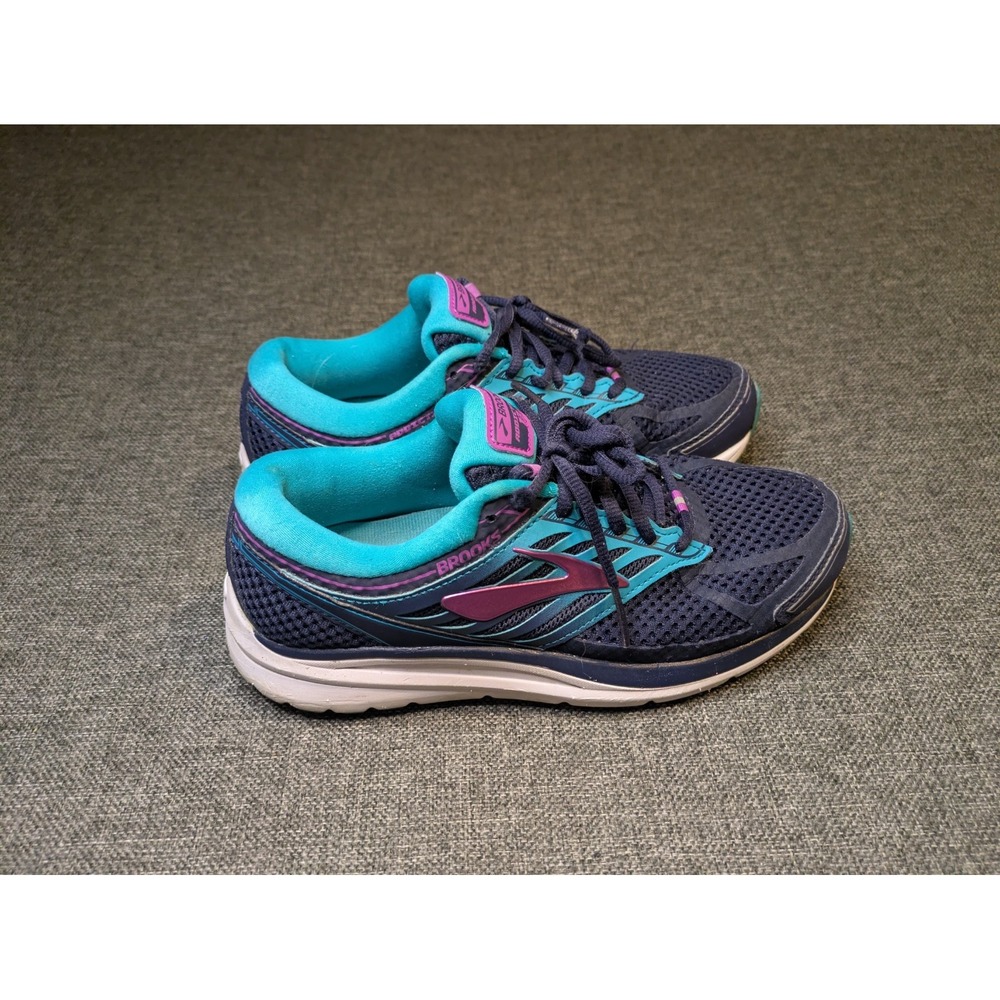 Brooks Addiction 13 Women's Running Shoes Teal/Purple 1202531B456 Size 8.5 Wide